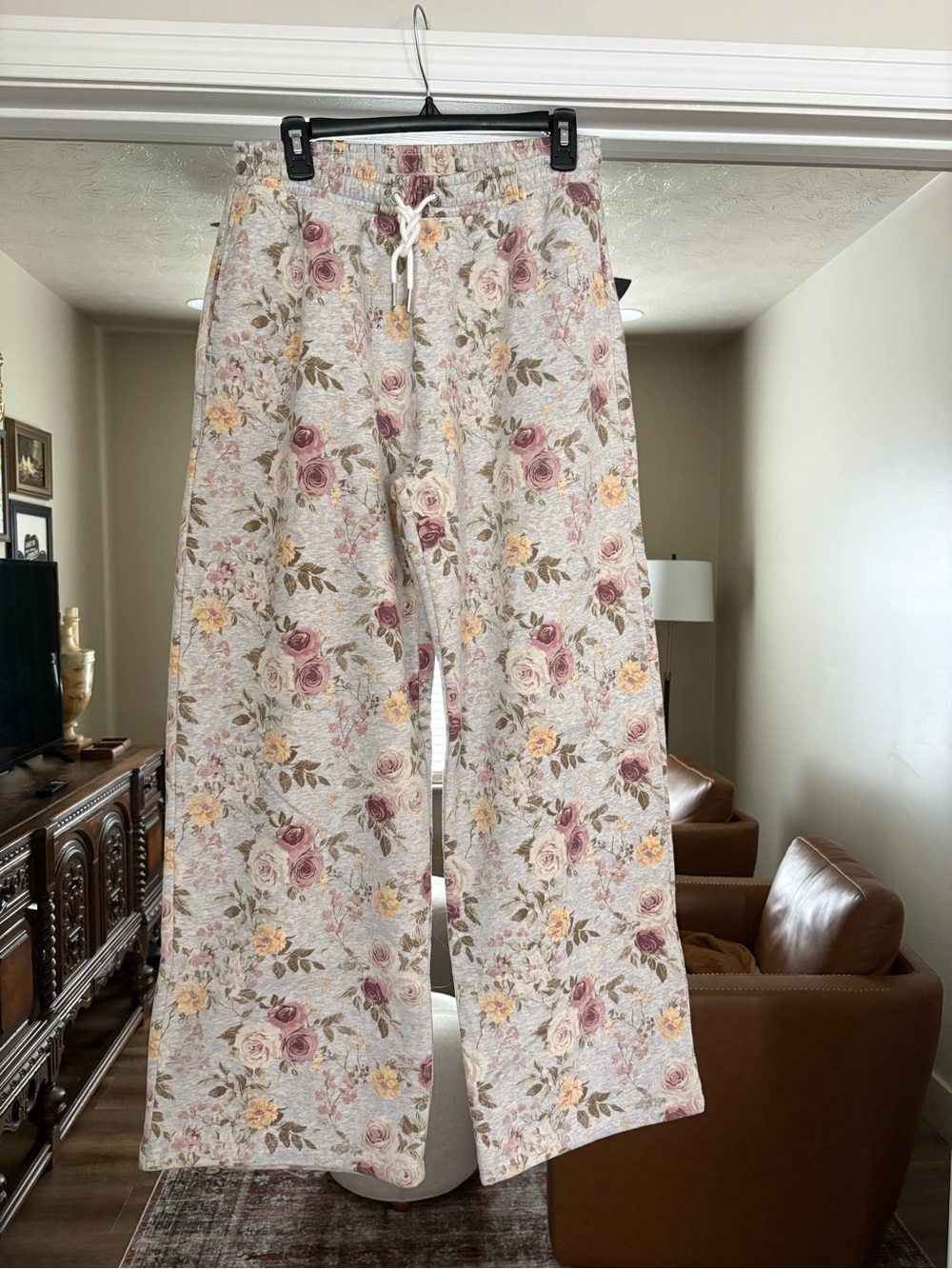 Abercrombie & Fitch high rise Sunday wide leg sweatpants
